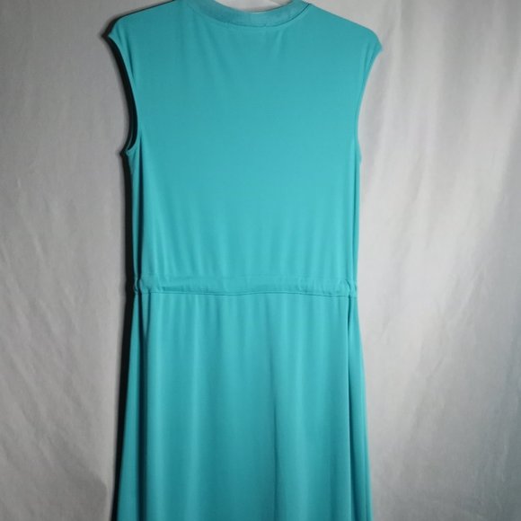 Adrienne Vittadini Women's Casual Comfort Mint Green Sleeveless Dress Size M - Picture 2 of 10
